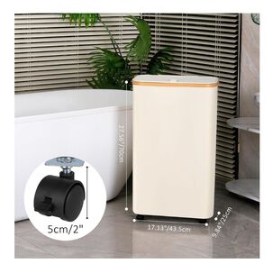 Cesto Ropa Sucia 75l Con Tapa Bolsa Extraible