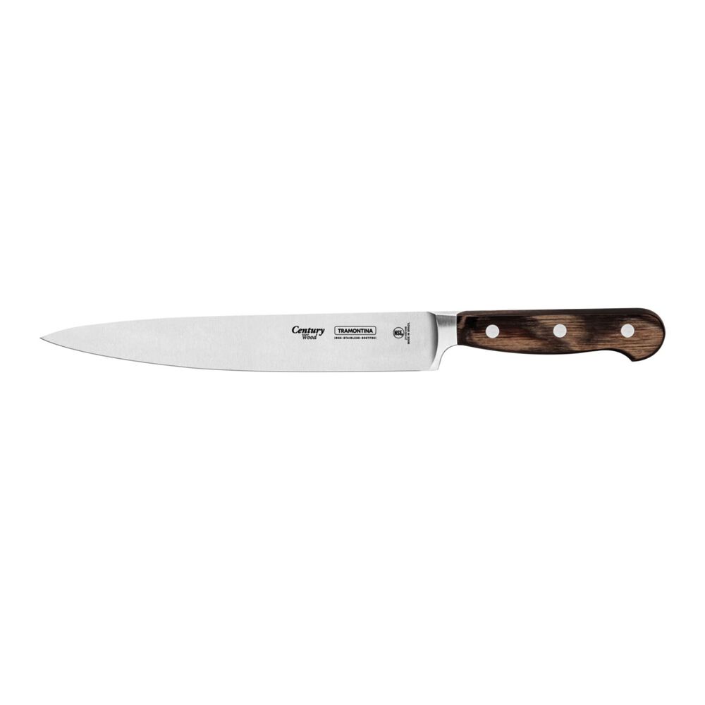 Cuchillo Century Wood Hoja Acero Inoxidable Utility Tramontina 8 Pulga image number 4.0