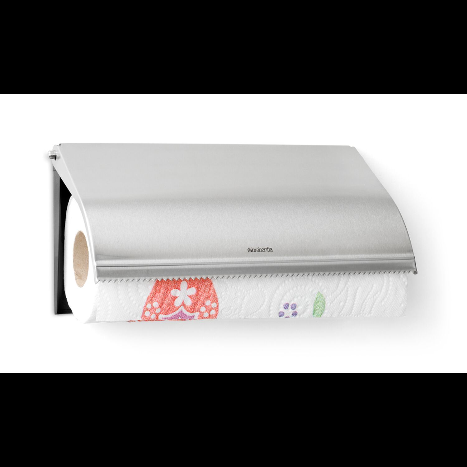 Porta Rollo Papel De Cocina De Pared Matt Steel image number 2.0