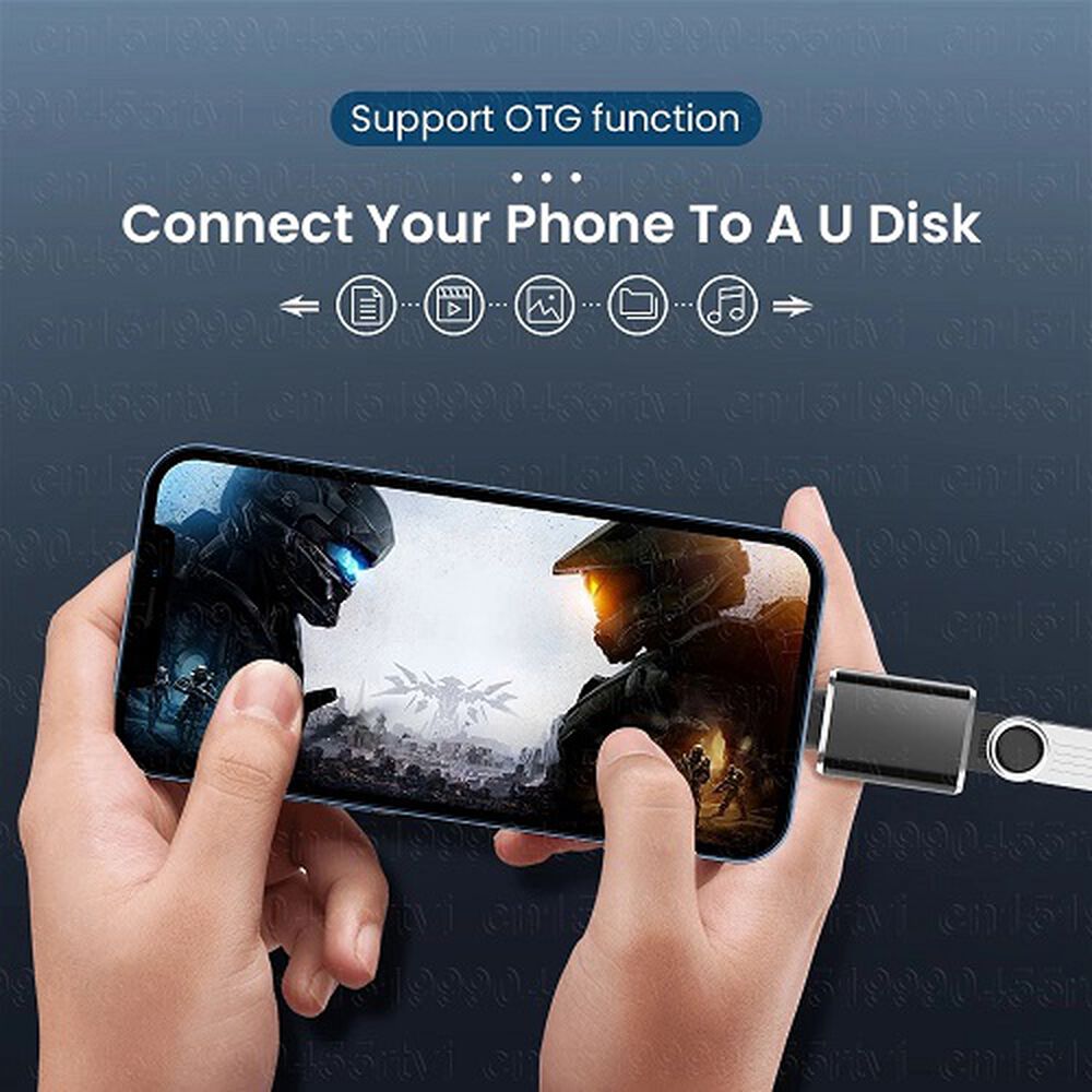Adaptador Para Iphone Lightning A Usb 3.0 Otg De 8 Pines Macho A Usb Normal Conector Hembra image number 3.0