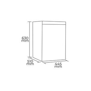 Frigobar 67 Lts Inox Hs-87l Frigobar 67 Lts Inox Hs-87l