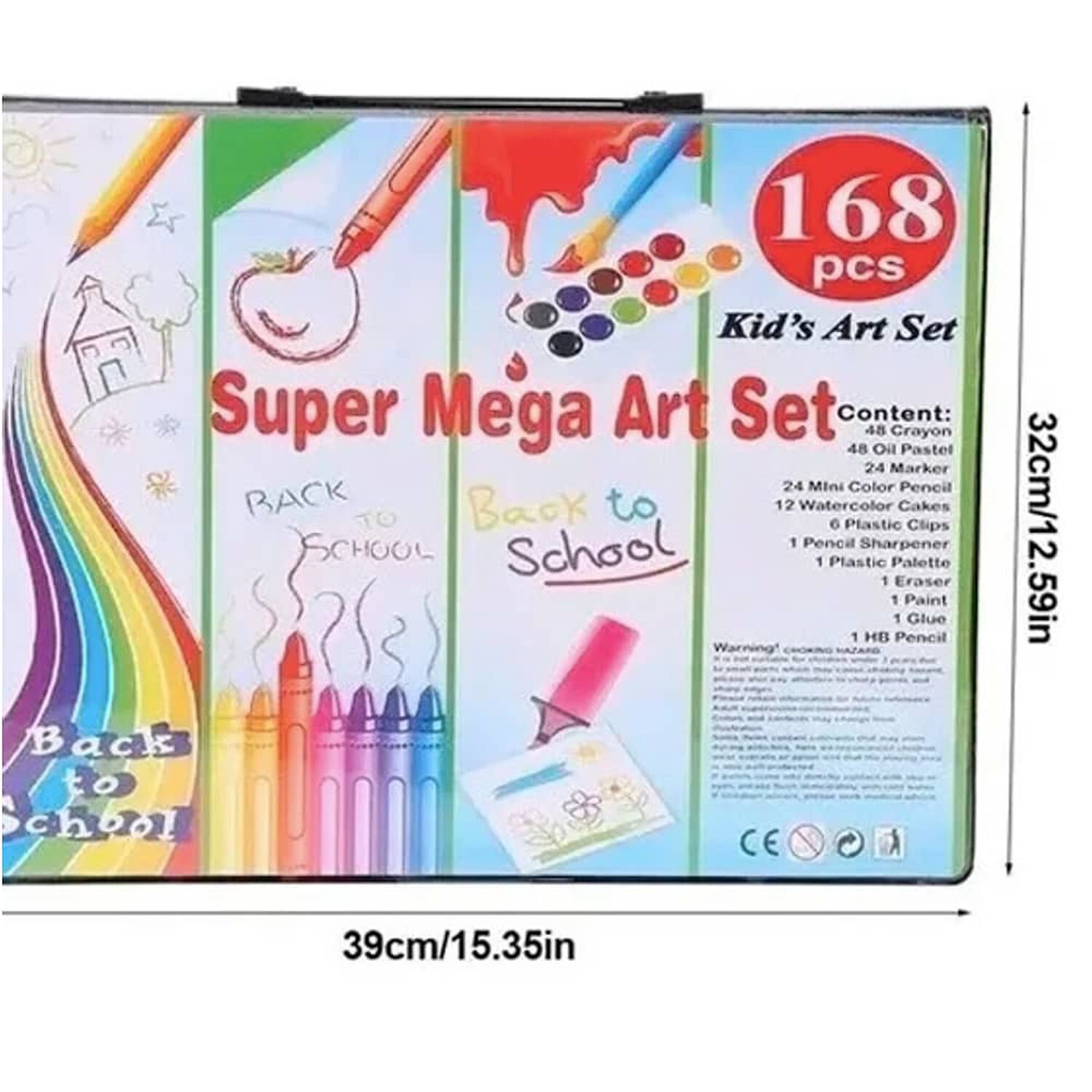 Set De Mega Arte Maleta De 168 Piezas image number 3.0