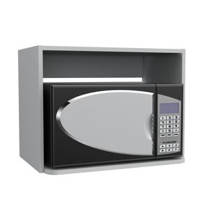 Mueble Para Microondas 60x45x40 Cm Blanco