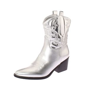 Bota Vaquera Plata Andarina Art. 5cc248silver