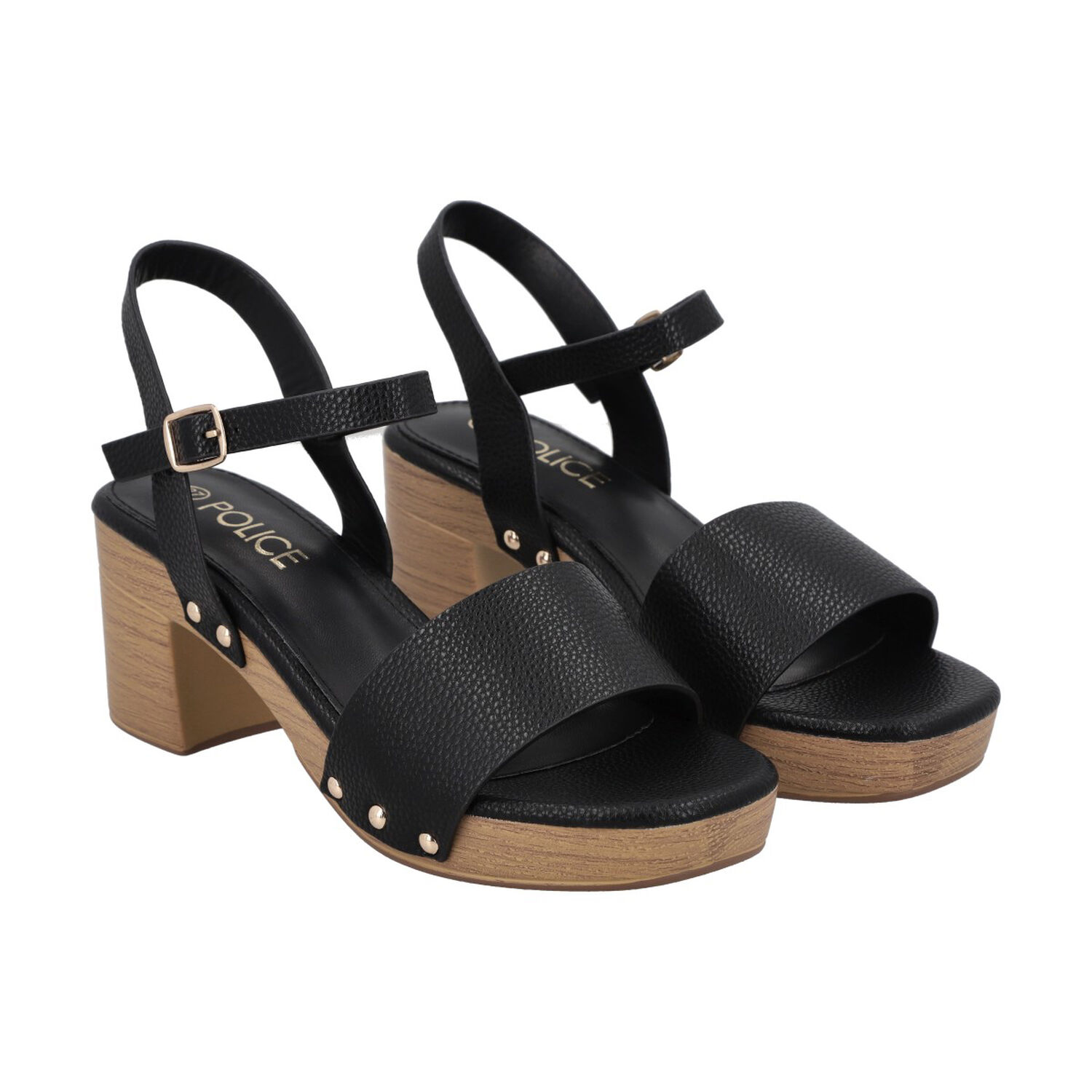 Sandalia Mujer Negro Verona Police image number 4.0