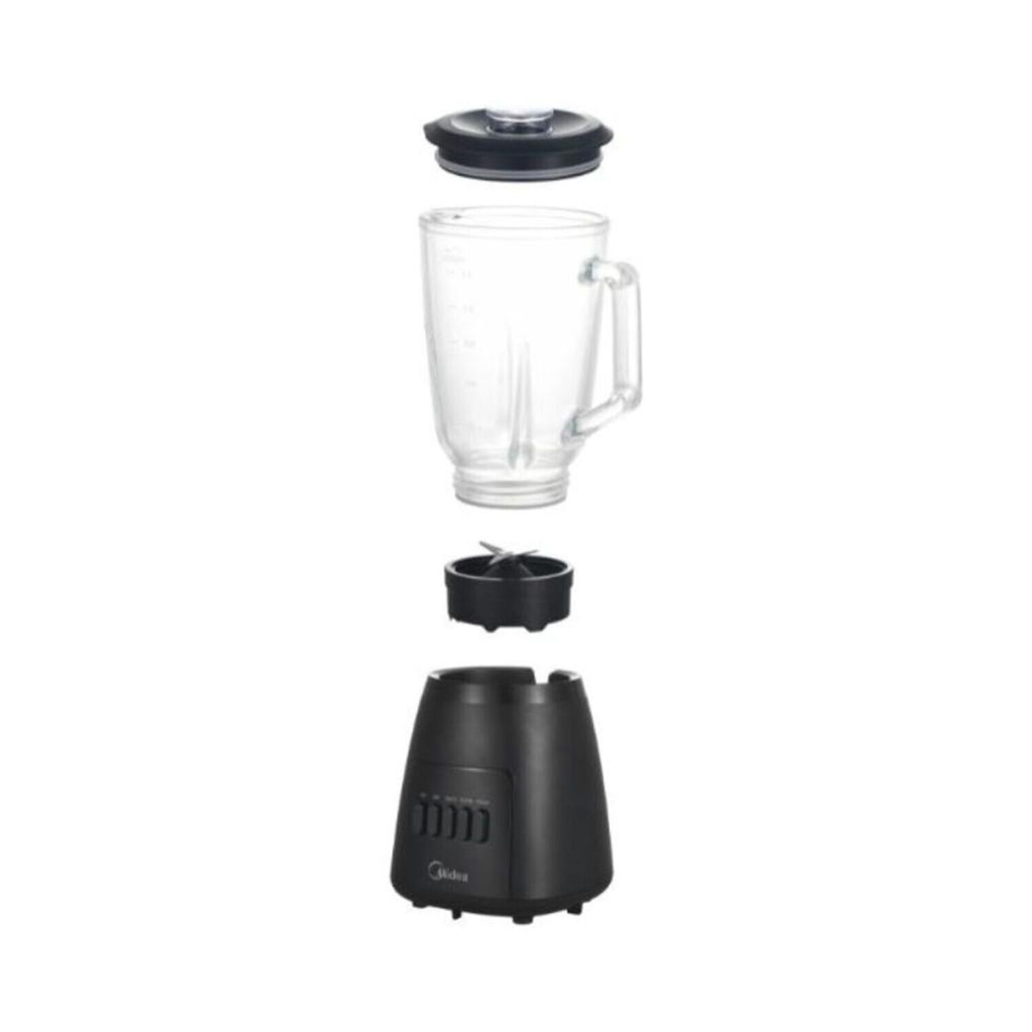Licuadora Midea 3 Velocidades + Pulso 1.5 Litros Negro Mj-bl6003bk image number 2.0