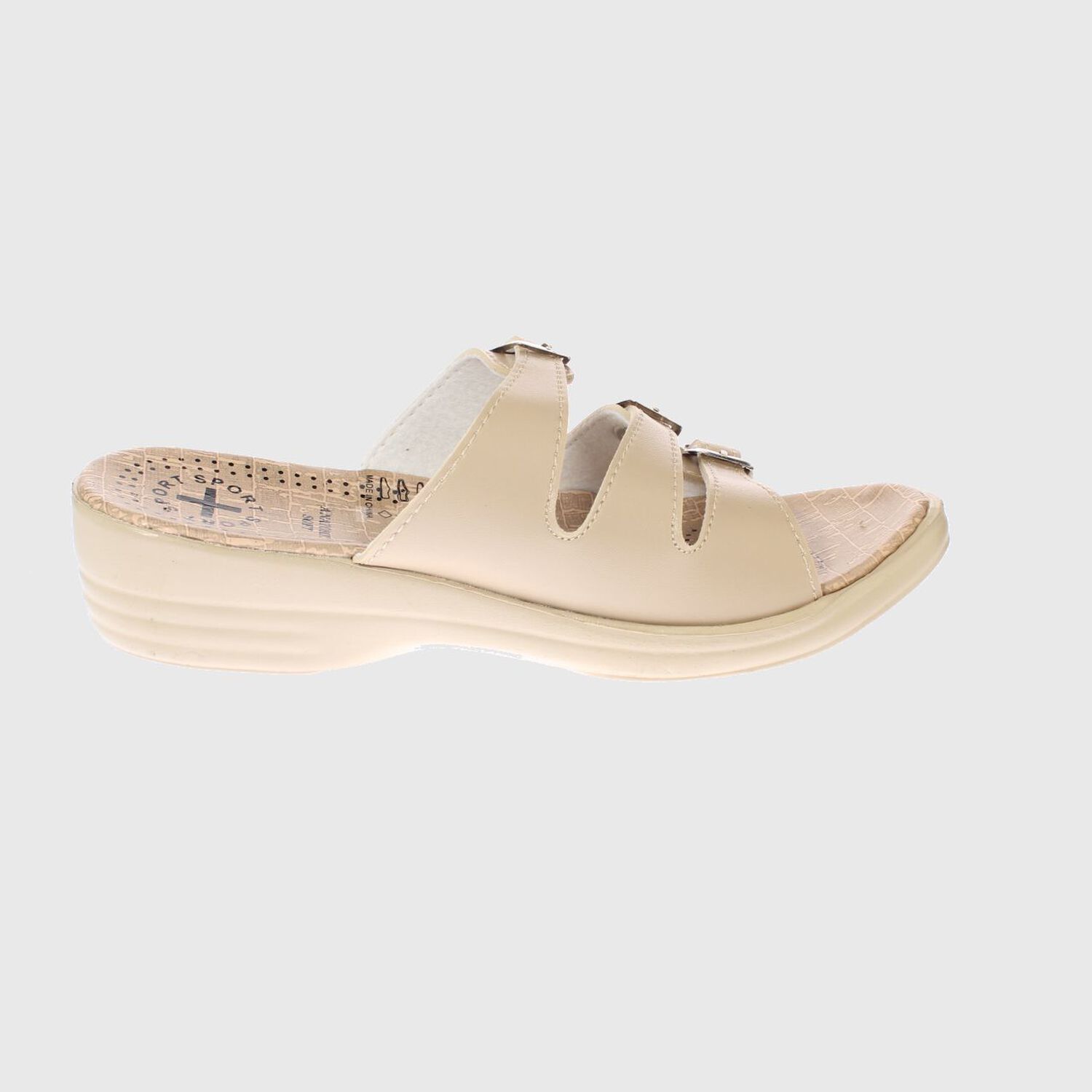 Sandalia Descanso Beige V&iacute;a Franca Art. 58063beige image number 3.0