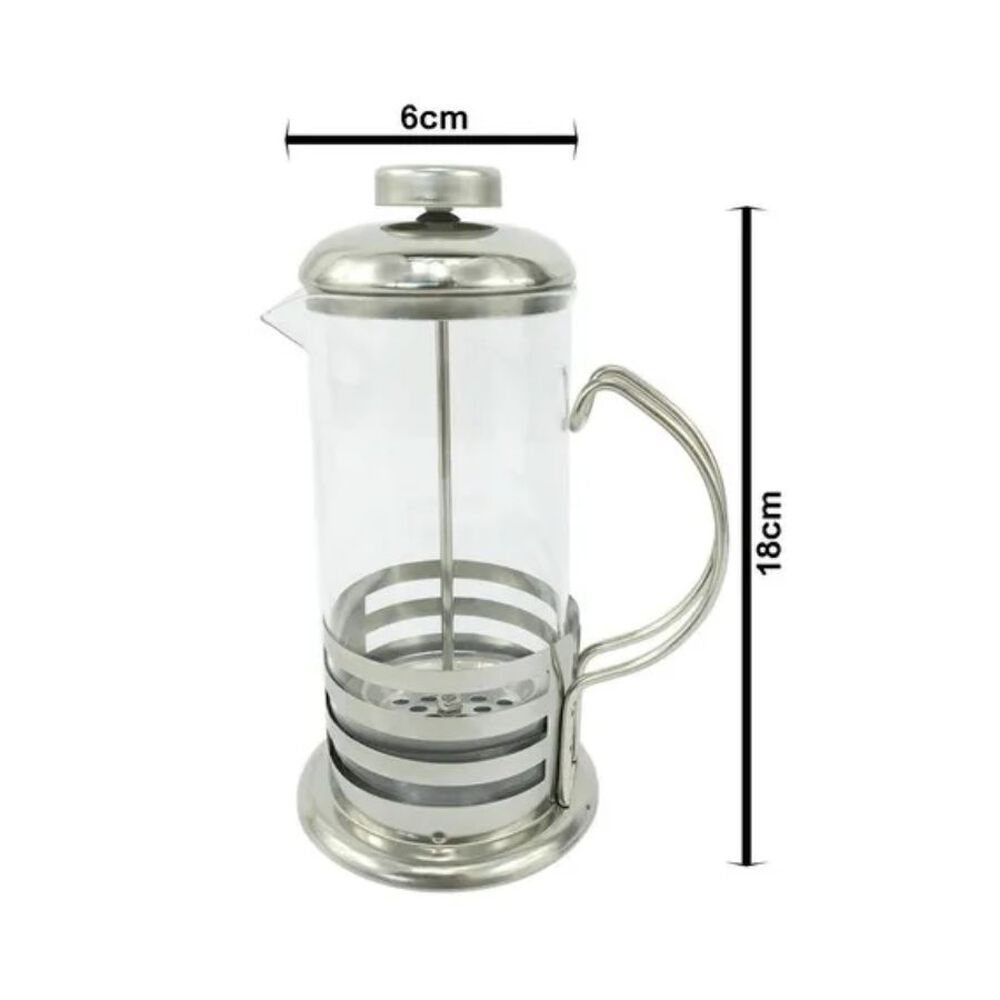 Cafetera Francesa De Cristal Y Acero Inoxidable 350 Ml image number 2.0