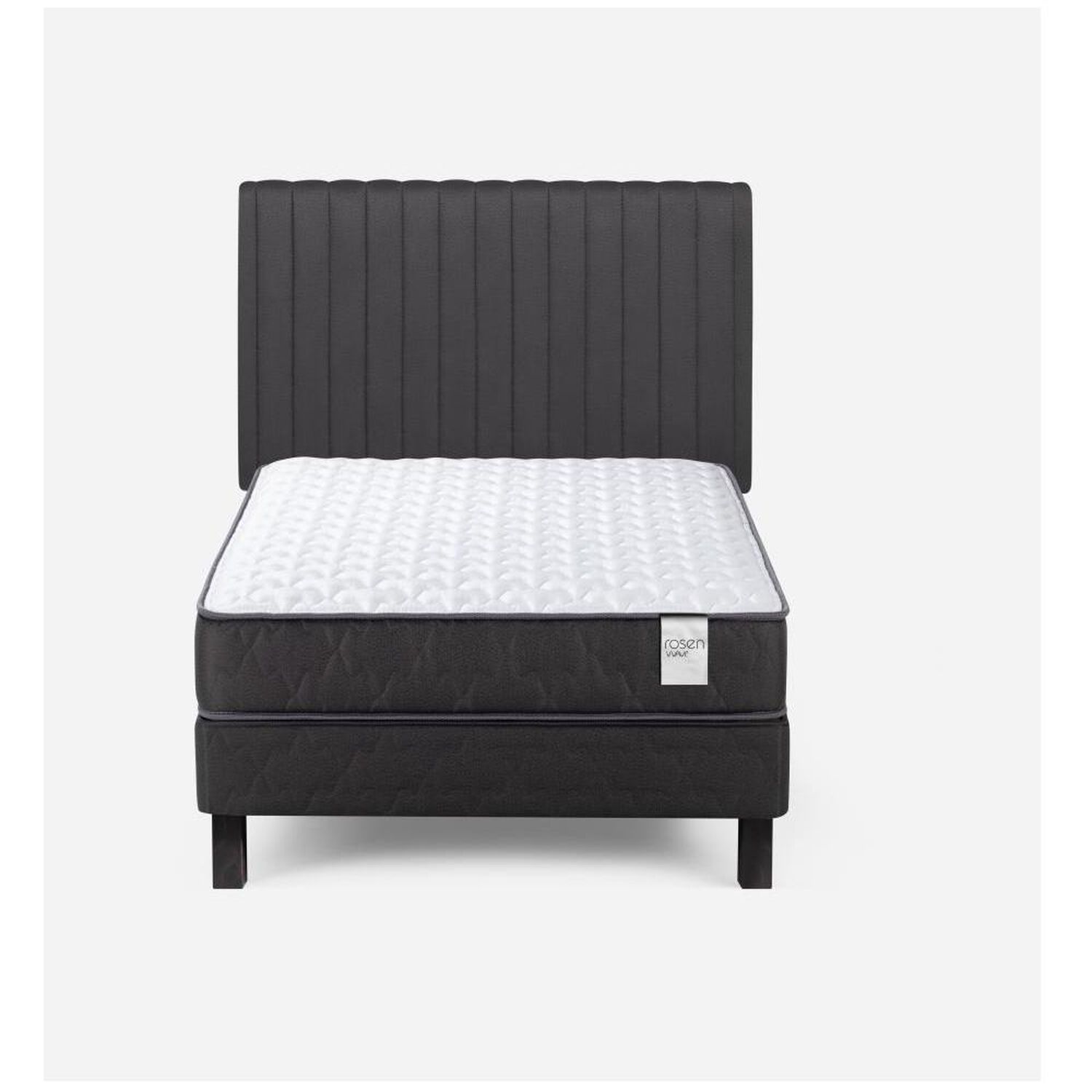 Cama Europea Rosen Wave / 1.5 Plazas / Base Normal + Respaldo image number 0.0