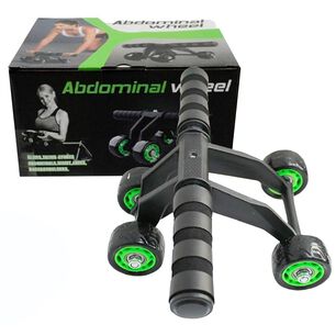 Rodillo Abdominal De 4 Ruedas Para Ejercicios
