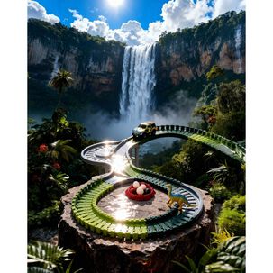 Juguete Autopista Parque Dinosaurio Flexible Para Ni&ntilde;os