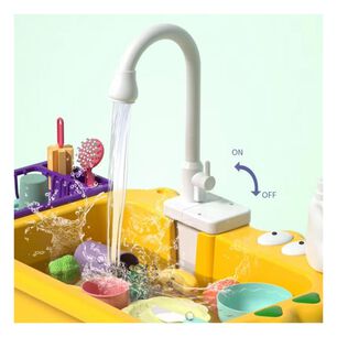 Juguete Lavavajillas 20pzas Interactivo Accsorios Amarillo Infantil