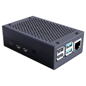 Carcasa Para Raspberry Pi 4 Modelo B Con Ventilador