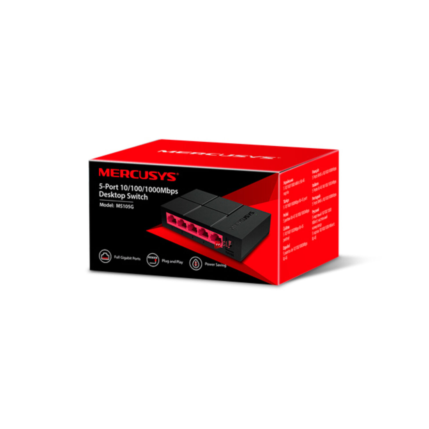 Switch De Escritorio De 5 Puertos 10/100/1.000 Mbps - Ps image number 3.0