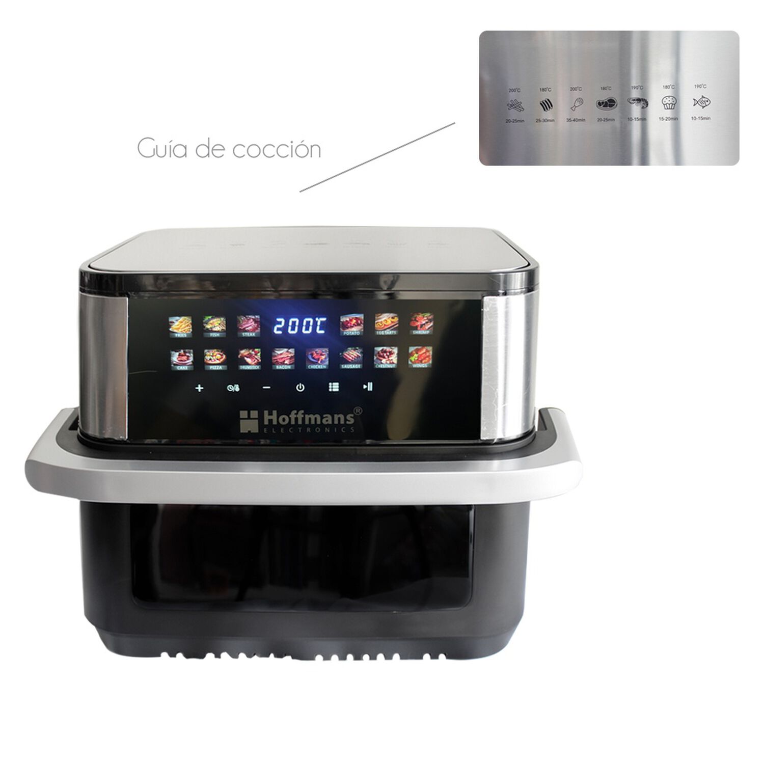 Freidora De Aire 15l Digital Horno Air Fryer Panel Digital image number 1.0