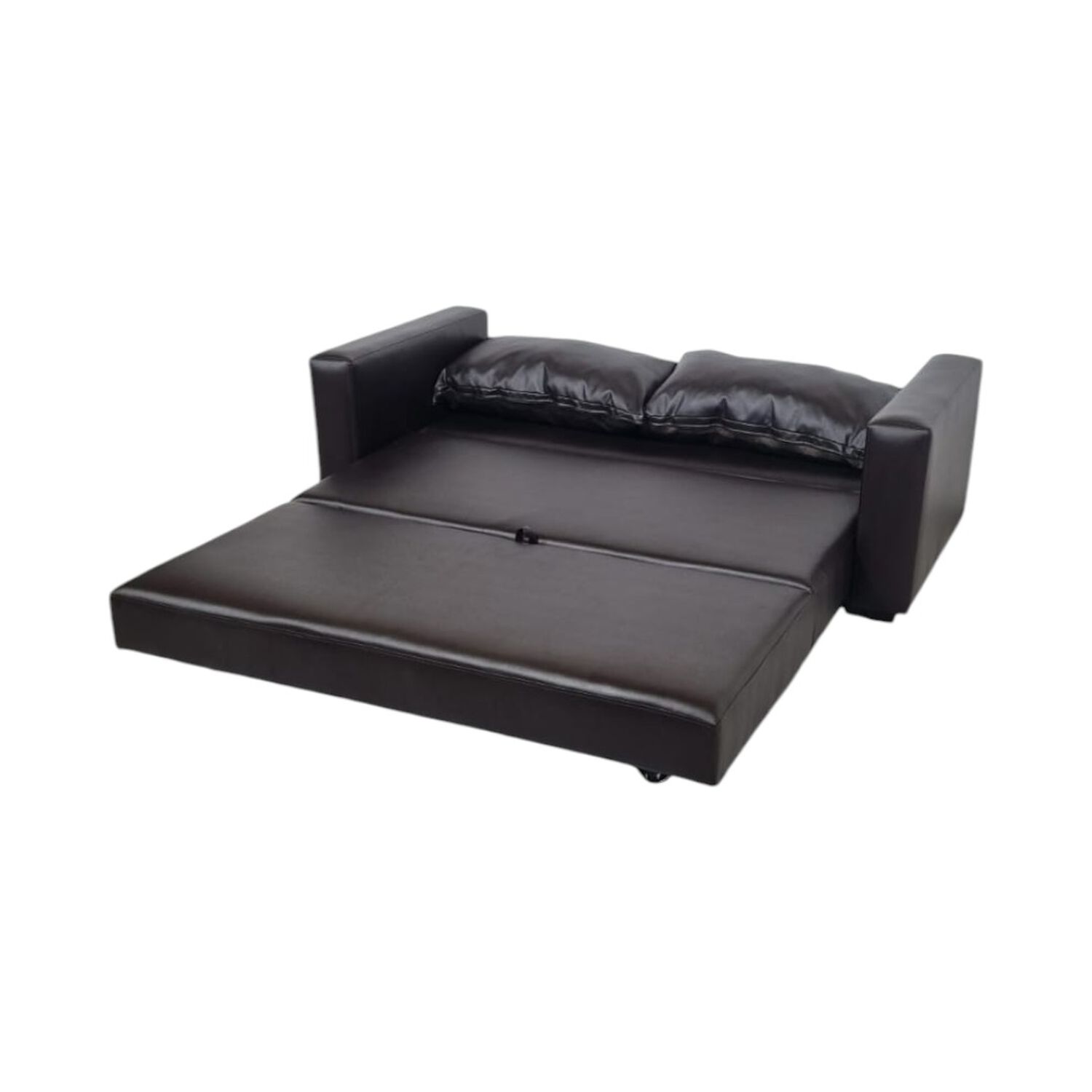 Sofa Cama Multifuncional Ecocuero Chocolate image number 3.0