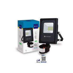 Foco Reflector Led 10w Sensor Movimiento Blanco Frio - Ps