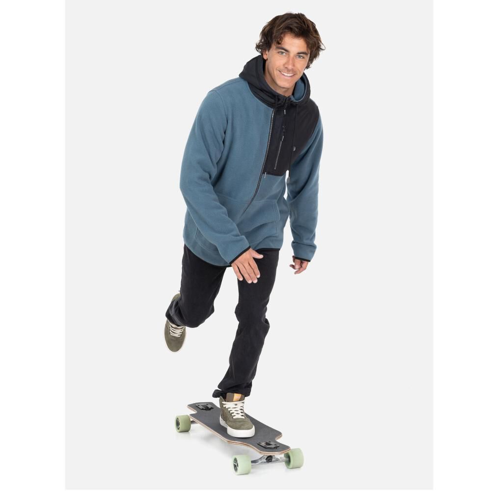 Polerón Liso Micropolar Cuello Alto Con Capucha Hombre Maui And Sons image number 1.0