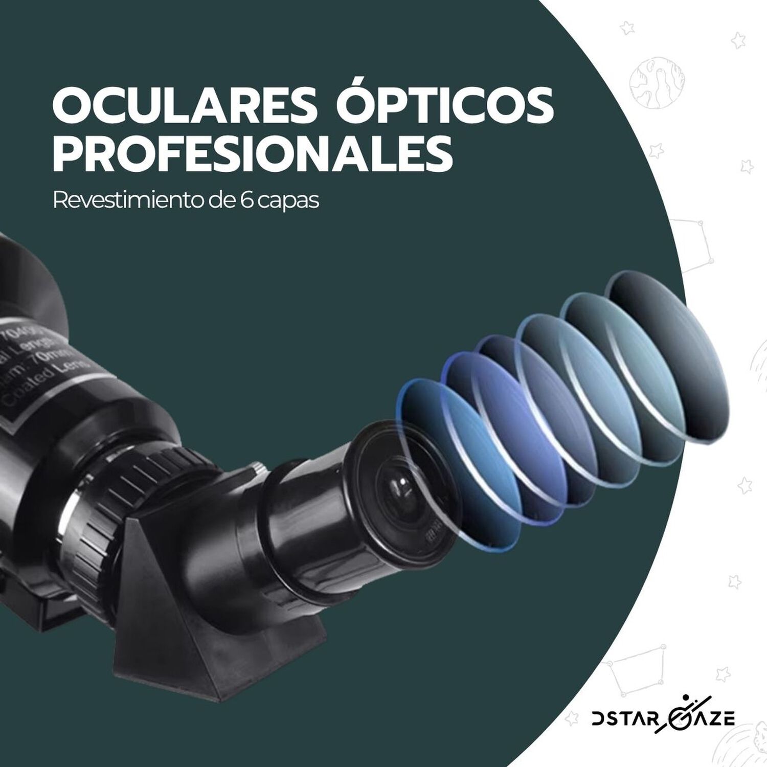 Telescopio Astron&oacute;mico Profesional F36050m Dise&ntilde;o Espacial image number 6.0
