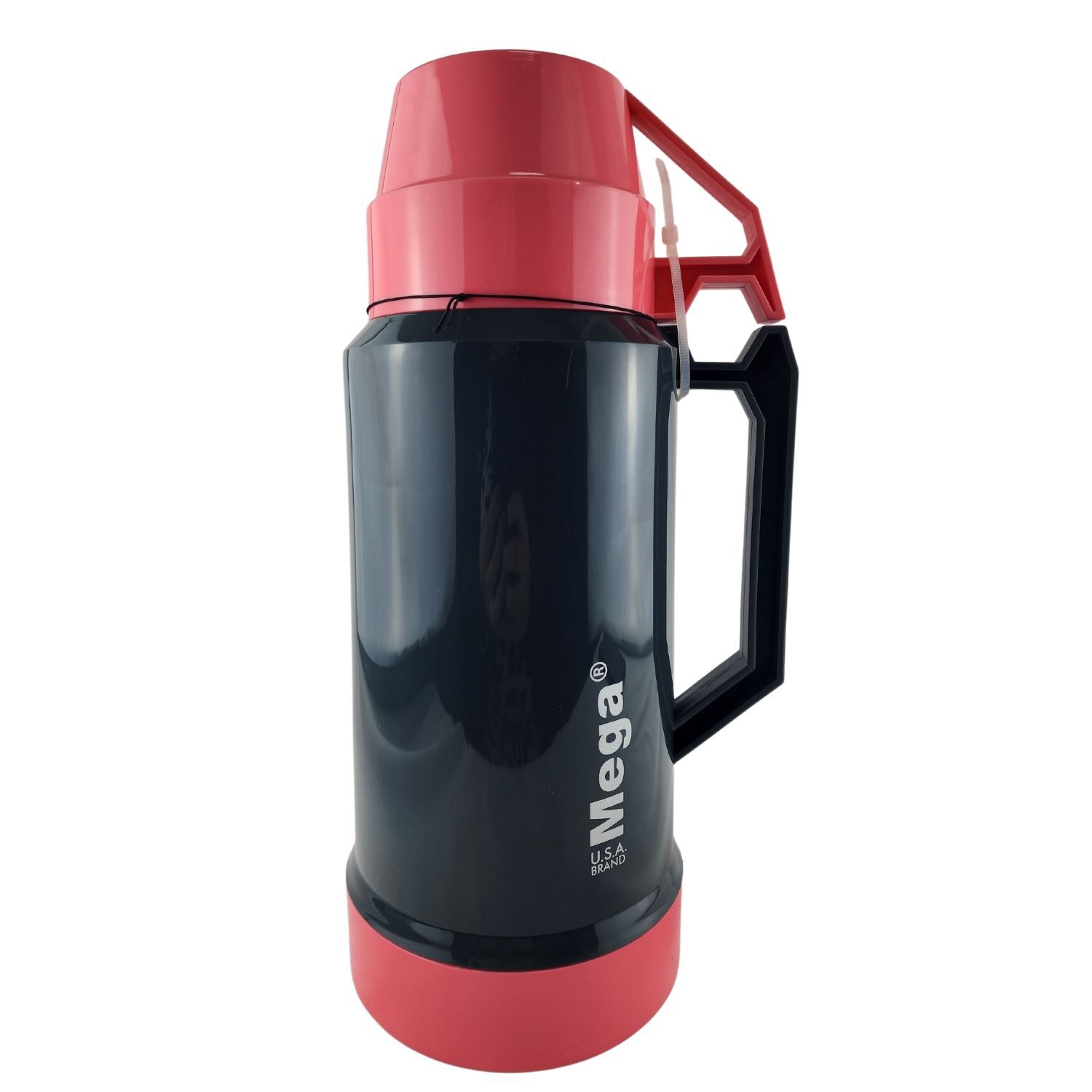 Termo Mega 1.9l New Megatemp Bebidas Calientes Frias Con Tazas Rosa image number 0.0