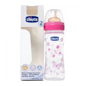Mamadera Well Being 250ml 2m+ Fuccia