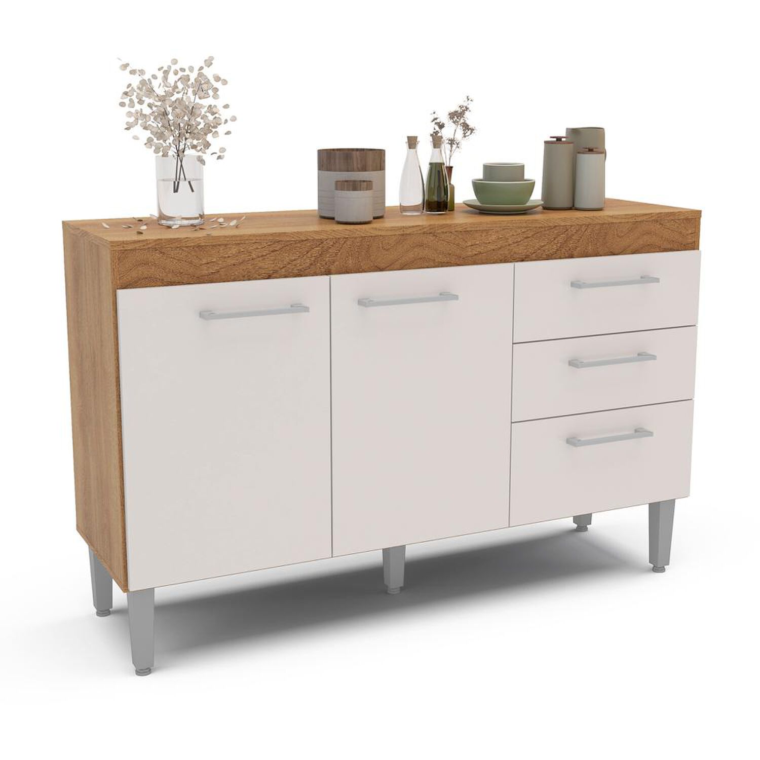 Mueble De Cocina Vekka Home Base / 3 Puertas / 2 Cajones image number 6.0