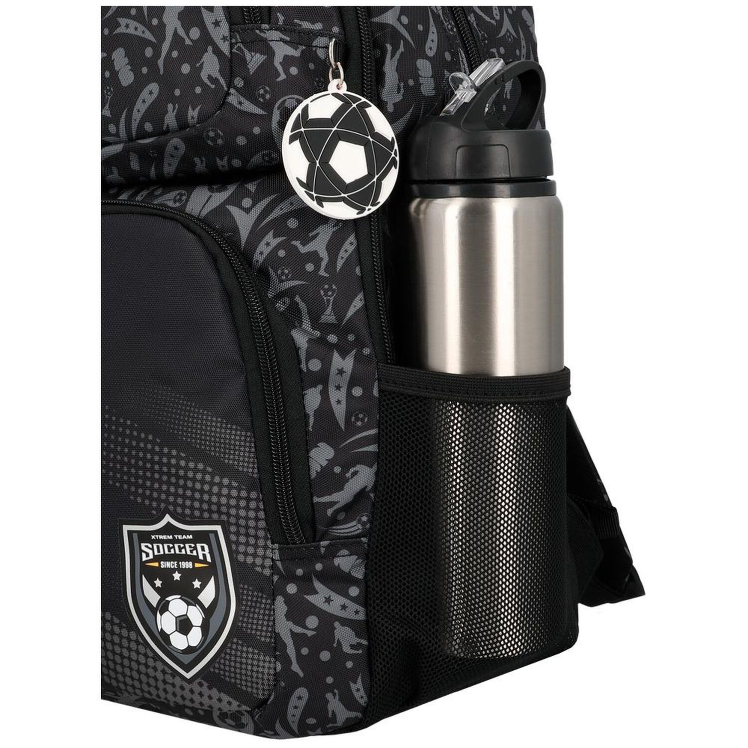 Mochila Xtrem Hopper 2.0 6xt F&uacute;tbol Negro/gris image number 5.0