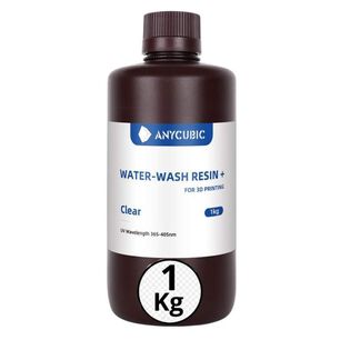 Resina Lavable Al Agua Transparente Para Impresoras 3d 1000g Anycubic
