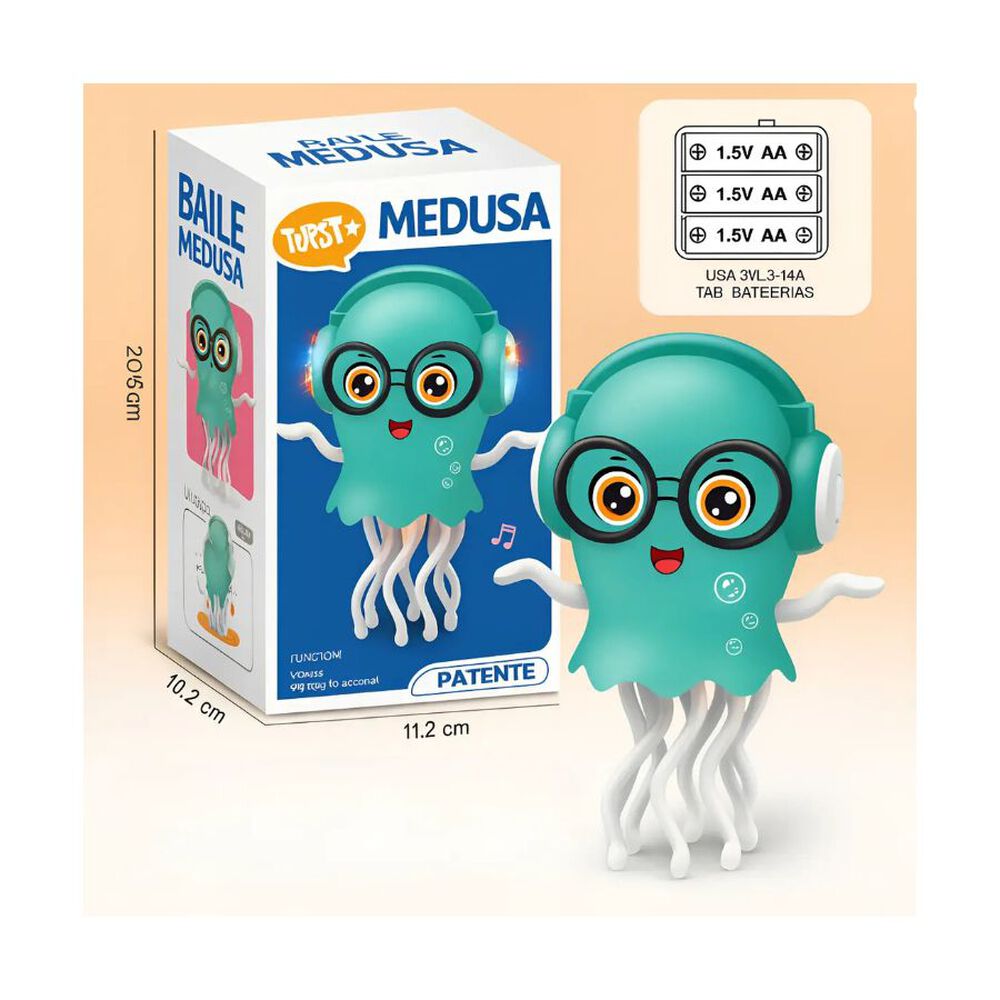 Pulpo Bailarin Jellyfish Medusa Robot Con Luces Y Musica image number 3.0