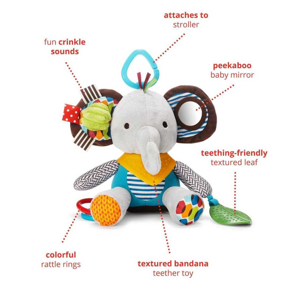 Sonajero Mordedor Elefante Peluche Sensorial image number 5.0