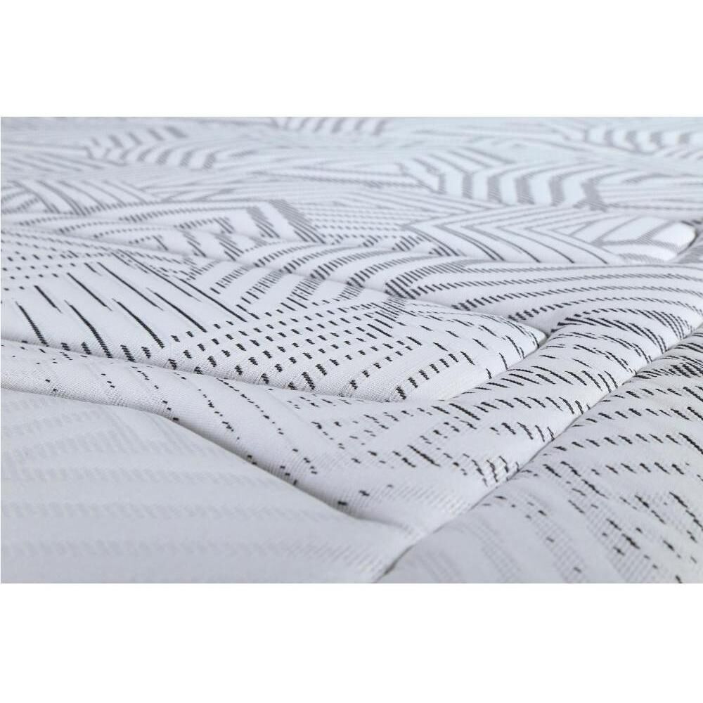 Cama Europea Rosen Tempo / 2 Plazas / Base Dividida + Set De Maderas Issey Grafito image number 2.0