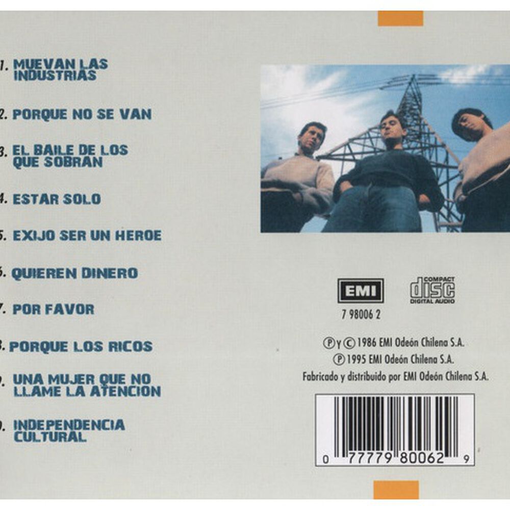 Los Prisioneros - Pateando Piedras | Cd image number 1.0