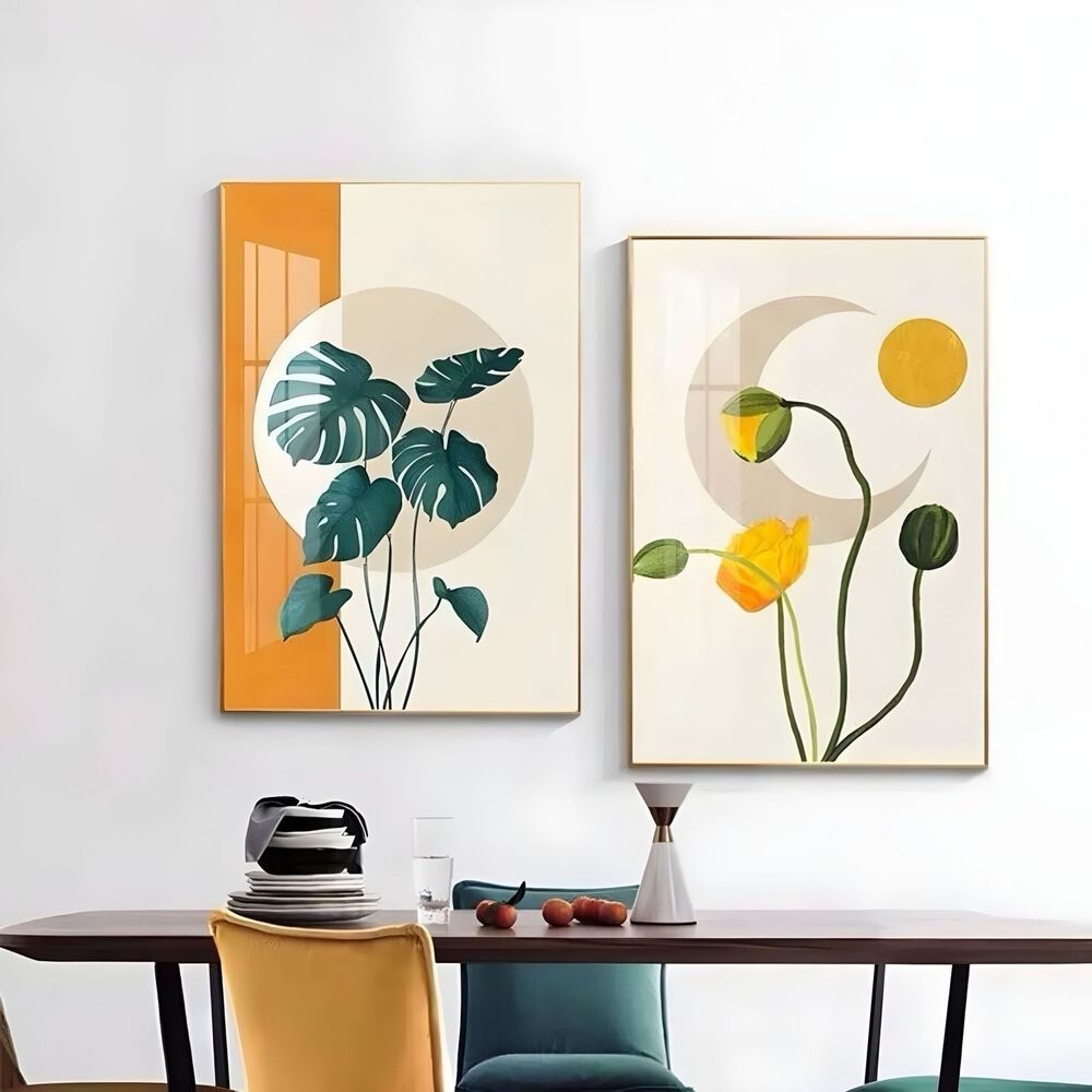 Set De 2 Cuadros Decorativos Marcos De Aluminio By Lubabycas image number 0.0