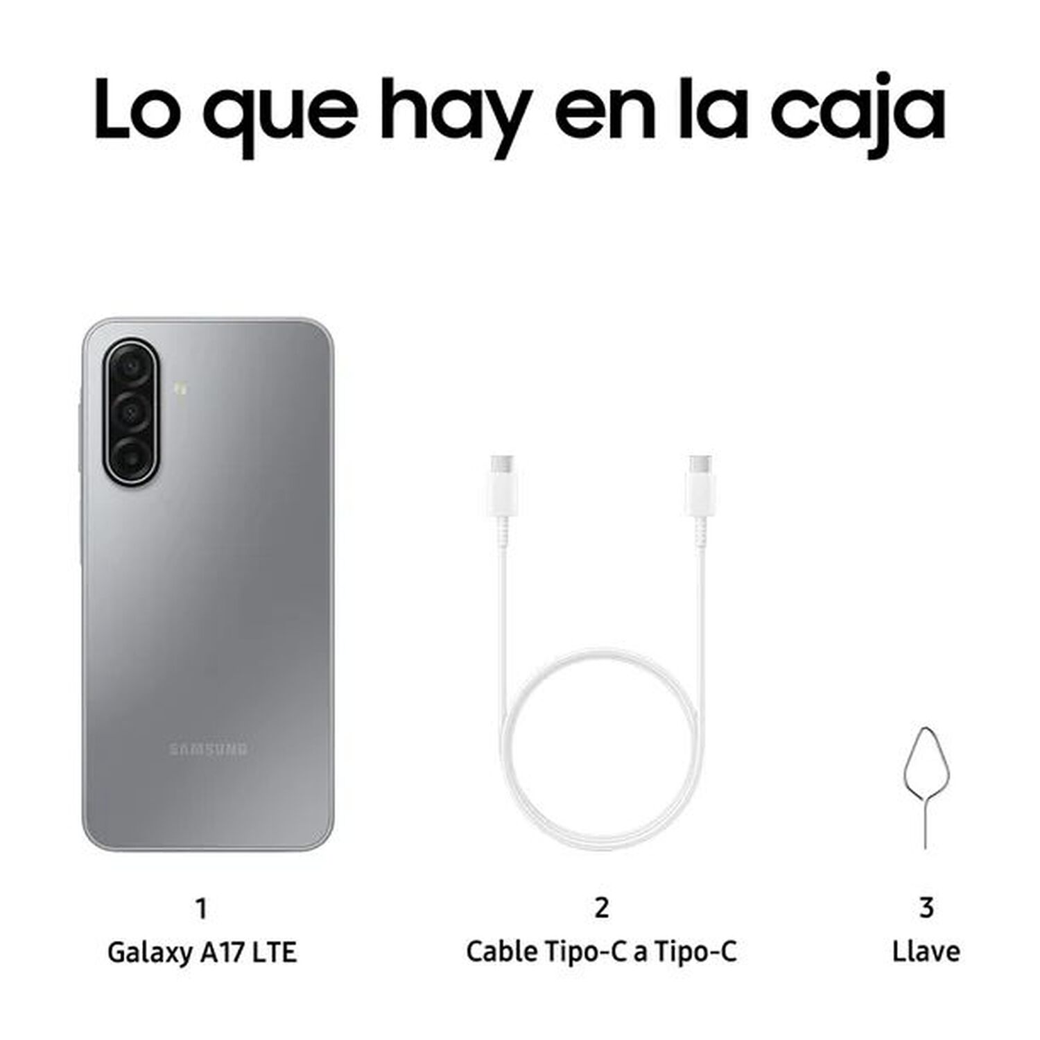Samsung Galaxy A17 4g 128gb 4gb Ram Gris image number 1.0