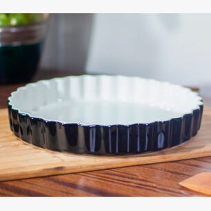 Fuente Ceramica P/horno Azul