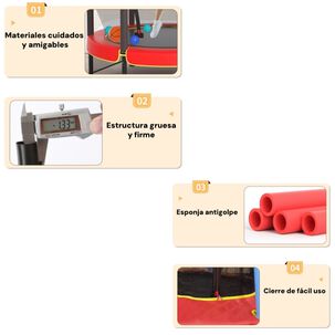 Cama Elástica Diseño Alto 140cm Ifree Lubabycas