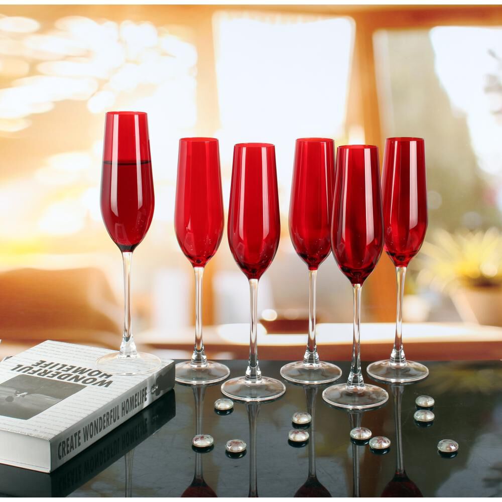 Set De Copas Azhome Jaspe / 4 Piezas / 190ml image number 4.0