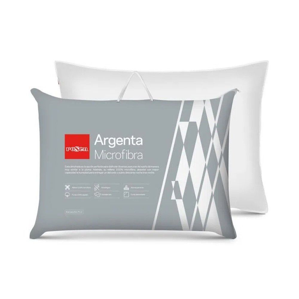 Almohada Rosen Microfibra Argenta / 233 Hilos / 50x70 Cm image number 1.0