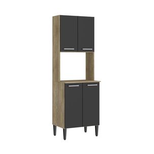 Kit De Cocina Arizona 4p Negro-oak