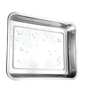 Bandeja Rectangular Profunda De Acero Para Horno 50x35 Cm