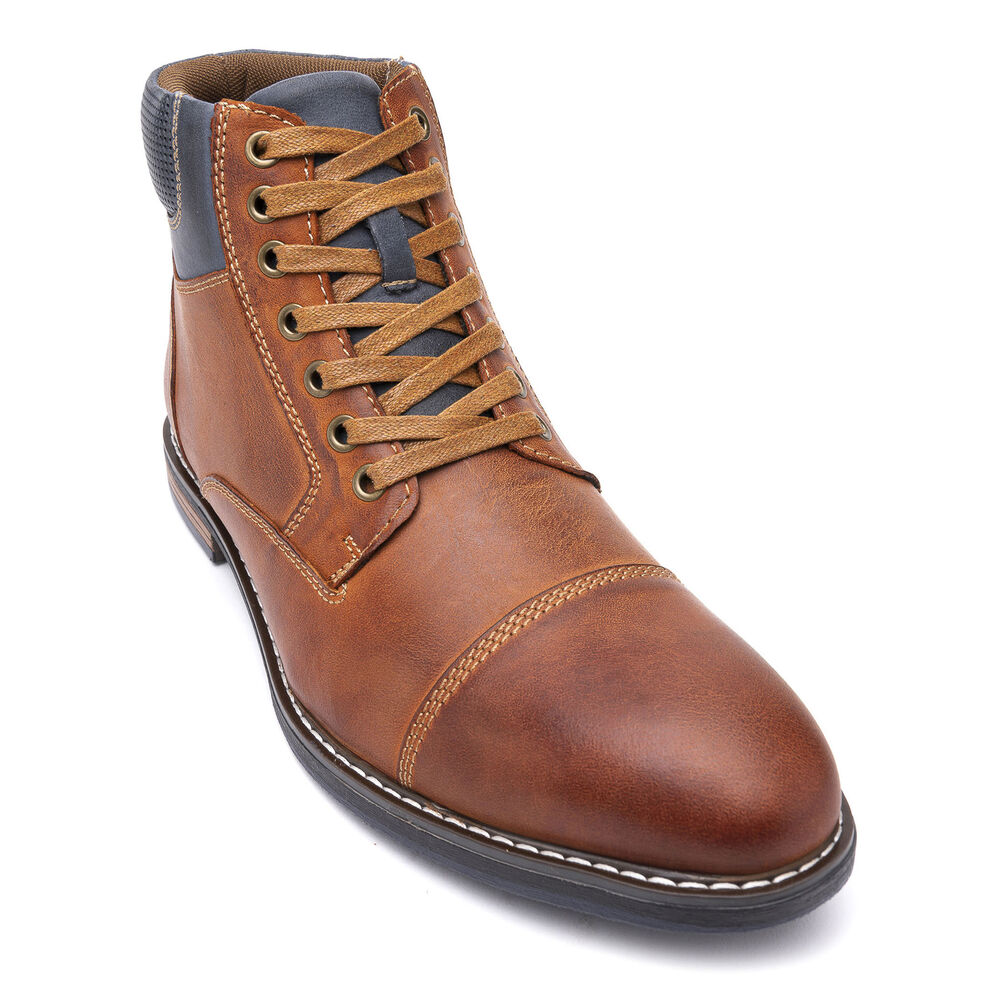 Botín Cuero Hombre Ambros Café Zameta image number 2.0