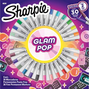 Ruleta Sharpie Glam Pop 30 Marcadores Edicion Limitada