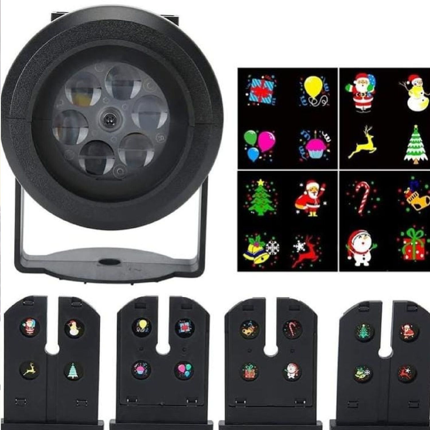 Proyector De Navidad Led Con Tarjetas Intercambiables. image number 0.0