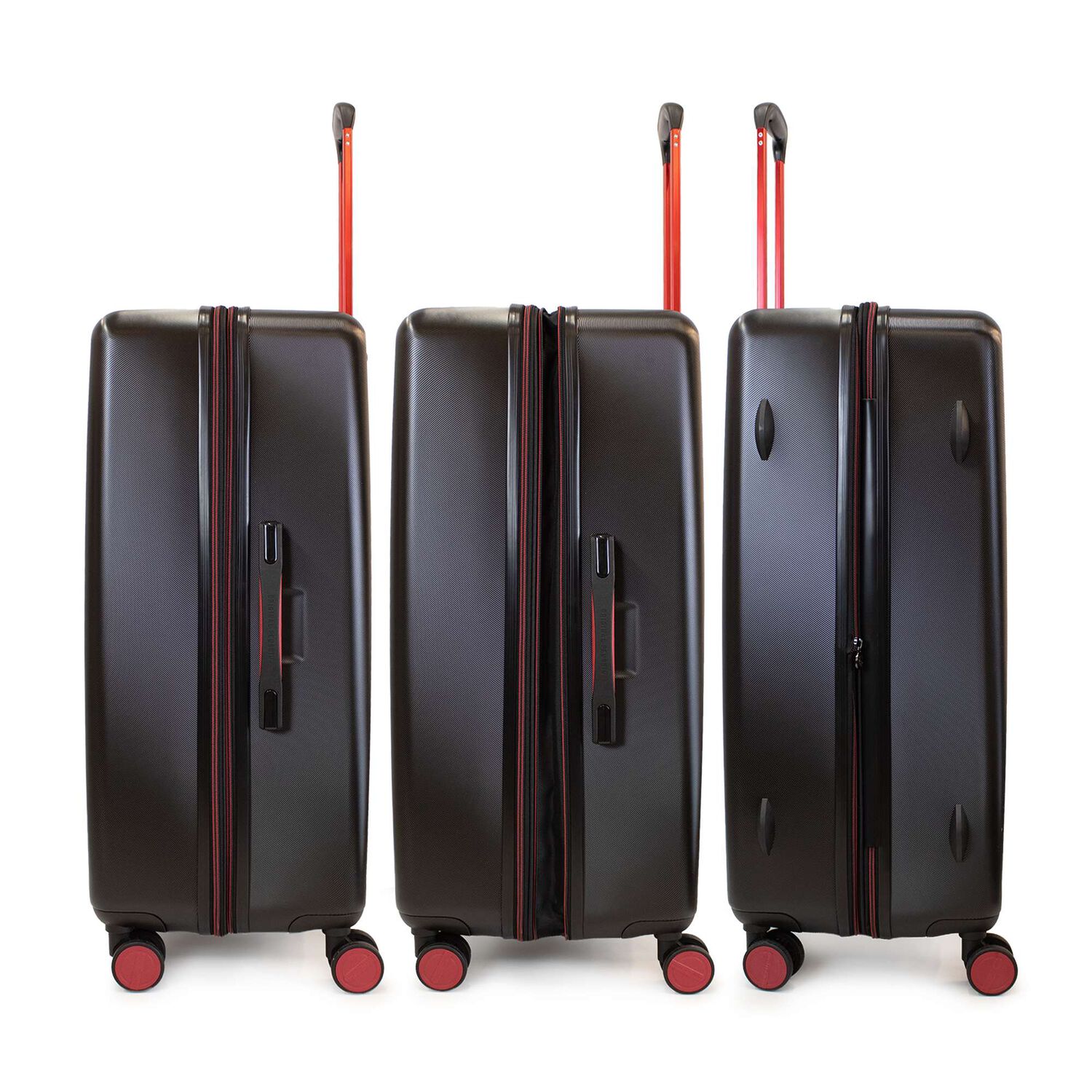 Pack 2 Maletas Cabina S 10k + L 23k Slay Negra Con Rojo Penguin image number 6.0