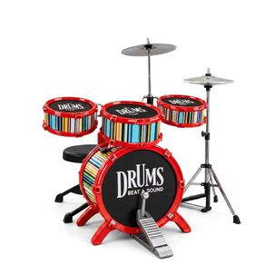 Bater&iacute;a Musical Infantil Jazz Drum 7 Piezas Ni&ntilde;os 3+ A&ntilde;os