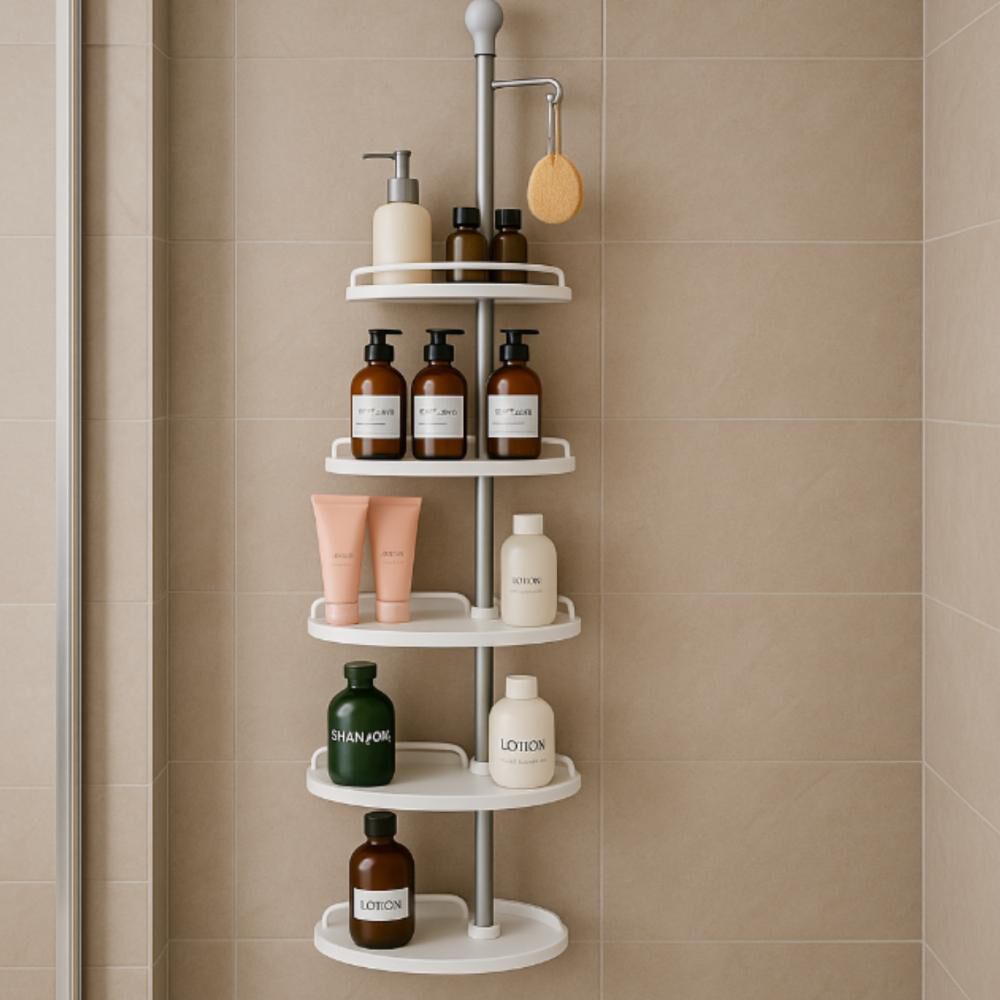 Organizador Esquinero Baño Multiuso 4 Pisos Repisas Ajusta image number 5.0