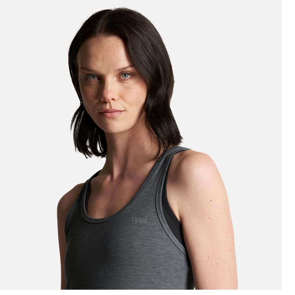 Polera Deportiva Sin Mangas Mujer Summit Uv-stop Tank Lippi image number 3.0
