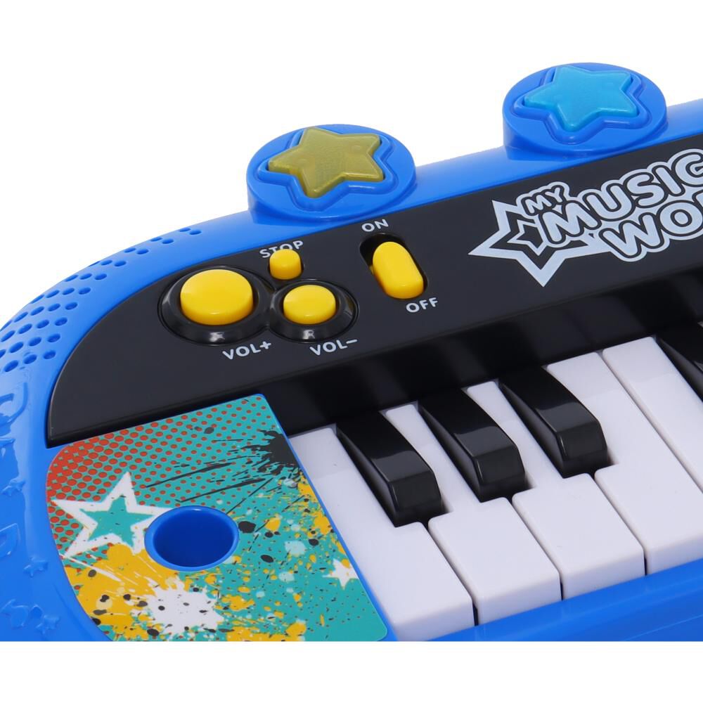 Piano Electronico 24 Teclados, Luz, Sonido Happy Line image number 4.0