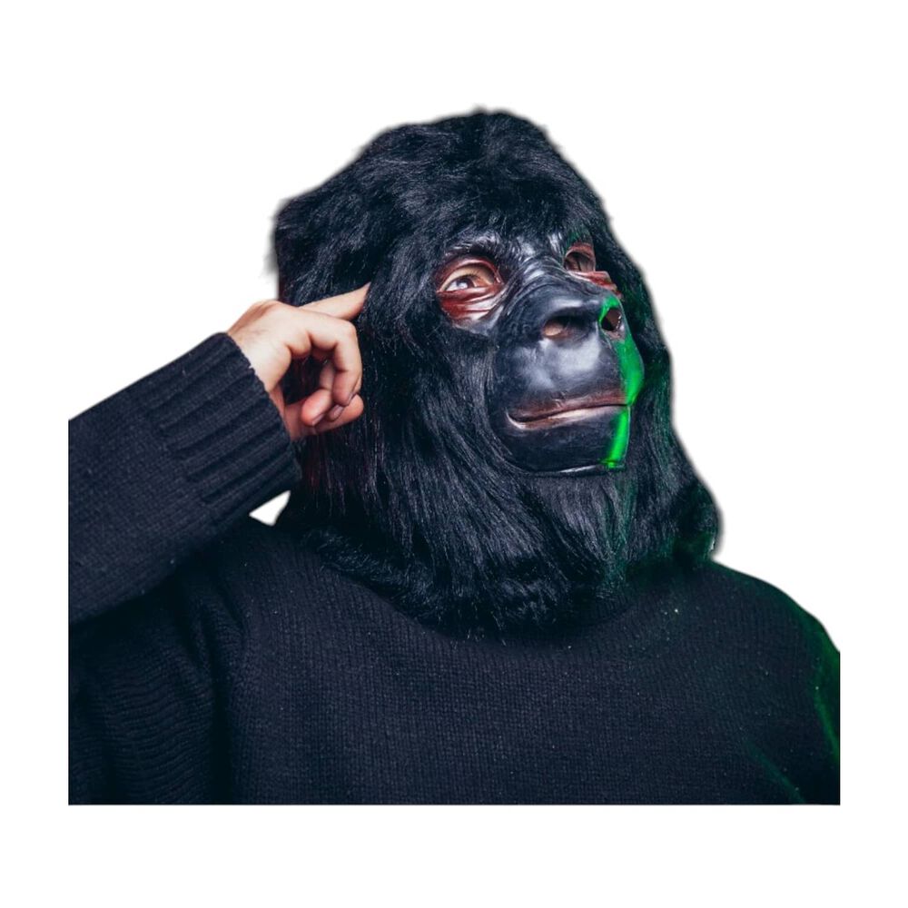 M&aacute;scara L&aacute;tex Gorila Realista Disfraz Adulto Halloween image number 8.0