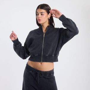 Polerón Bomber Cuello Alto Mujer Rolly Go